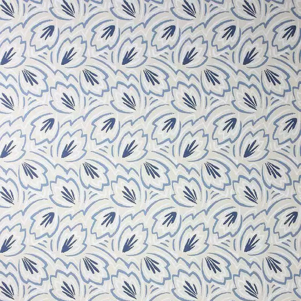 Elcho 02 - Powder Blue Wallcovering | Nina Campbell