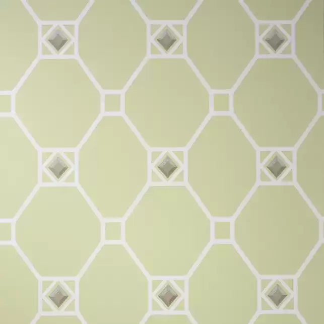 DWCY-900461 Huntly 03 Chartreuse designer-wallcoverings-los-angeles