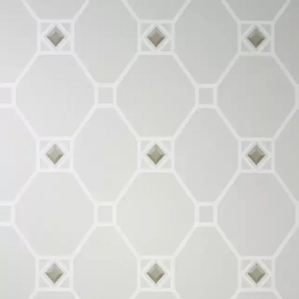 Huntly 05 - Off-White Wallcovering | Nina Campbell