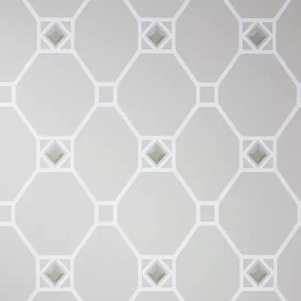 Huntly 06 - Pale Gray Wallcovering | Nina Campbell
