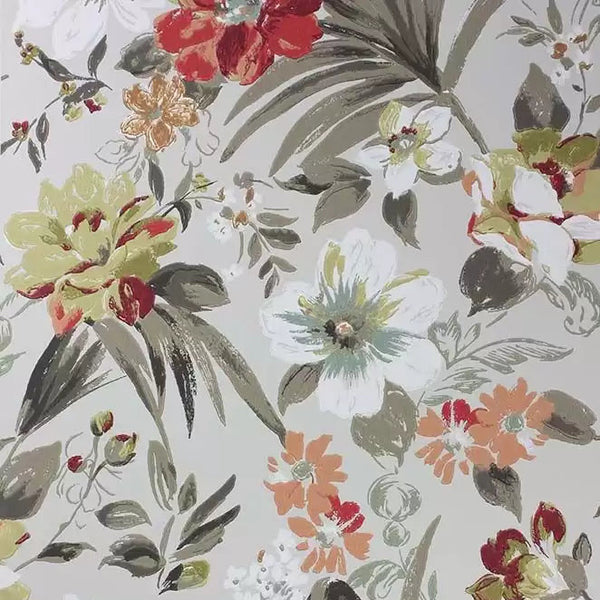 Rosslyn 02 - Warm Gray Wallcovering | Nina Campbell
