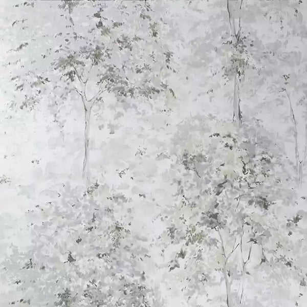 Lochwood 05 - Soft White Wallcovering | Nina Campbell