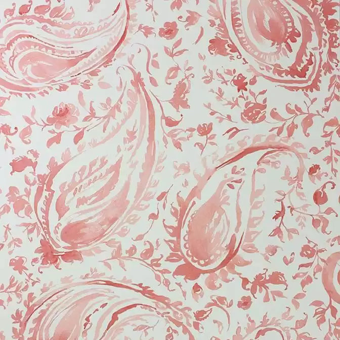 DWCY-900461 Pamir 06 Coral Pink designer-wallcoverings-los-angeles