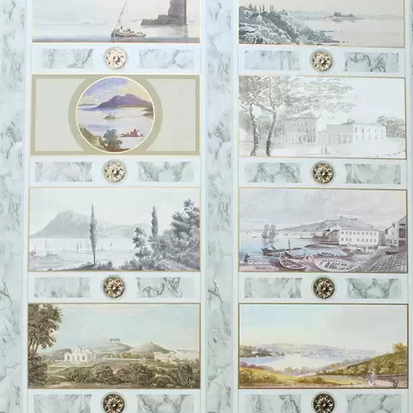Keightley's Folio 02 - Cool Gray Wallcovering | Nina Campbell
