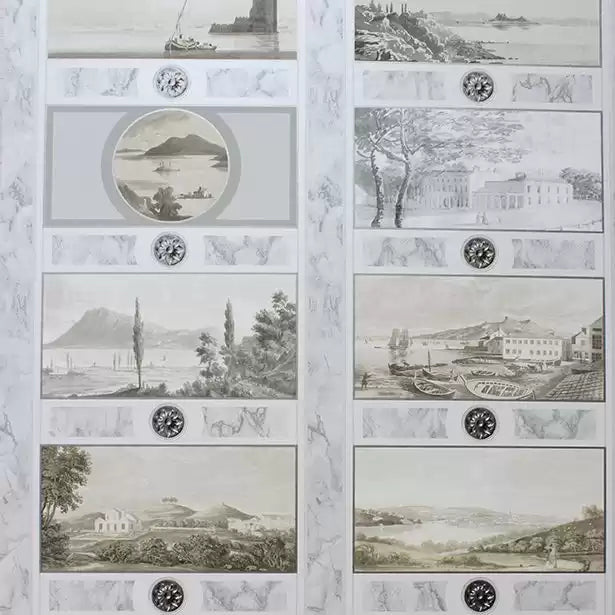 DWCY-900461 Keightley's Folio 03 Cool Gray designer-wallcoverings-los-angeles