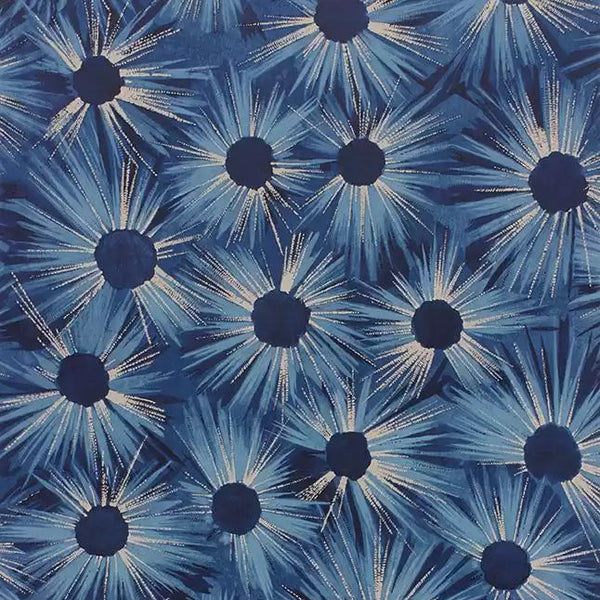 Estella 01 - Azure Wallcovering | Nina Campbell