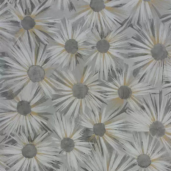 Estella 02 - Cool Gray Wallcovering | Nina Campbell