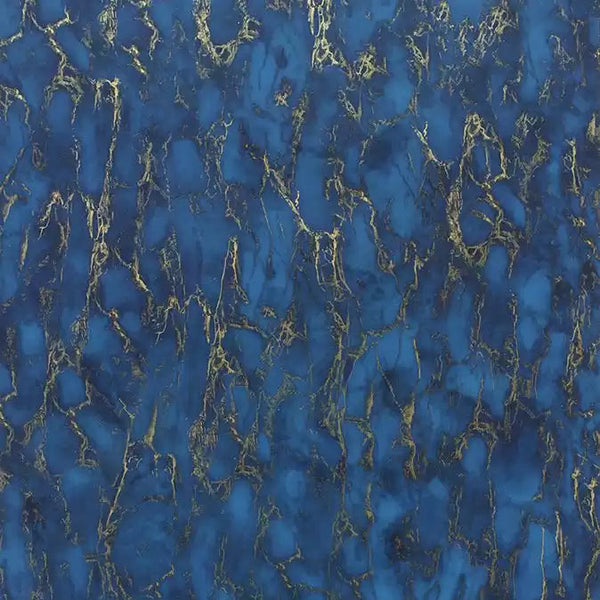 Kershaw Plain 07 - Sapphire Blue Wallcovering | Nina Campbell