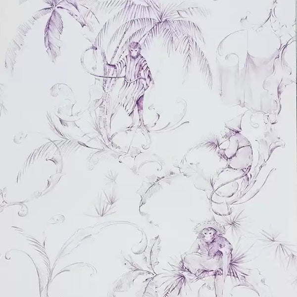 Barbary Toile 01 - Off-White Wallcovering | Nina Campbell