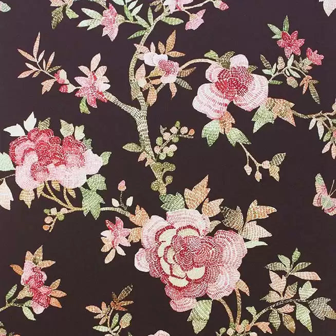 DWCY-900461 Perdana 01 Aubergine designer-wallcoverings-los-angeles
