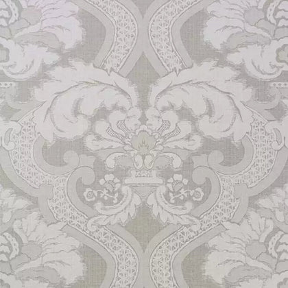 Meredith 02 - Neutral Gray Wallcovering | Nina Campbell