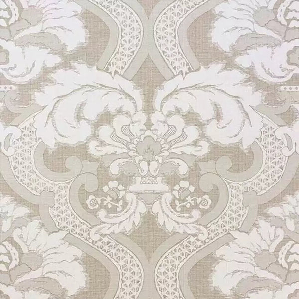 Meredith 03 - Taupe Wallcovering | Nina Campbell