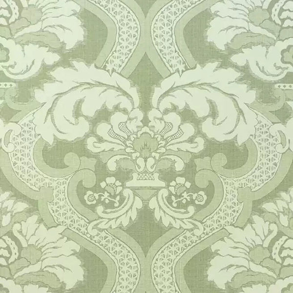Meredith 05 - Celadon Green Wallcovering | Nina Campbell