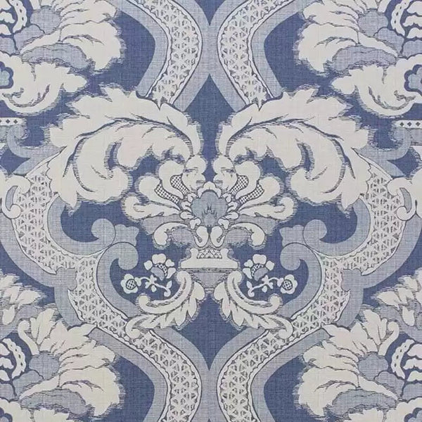 Meredith 07 - Delft Blue Wallcovering | Nina Campbell