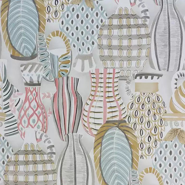 Collioure 01 - Off-White Wallcovering | Nina Campbell