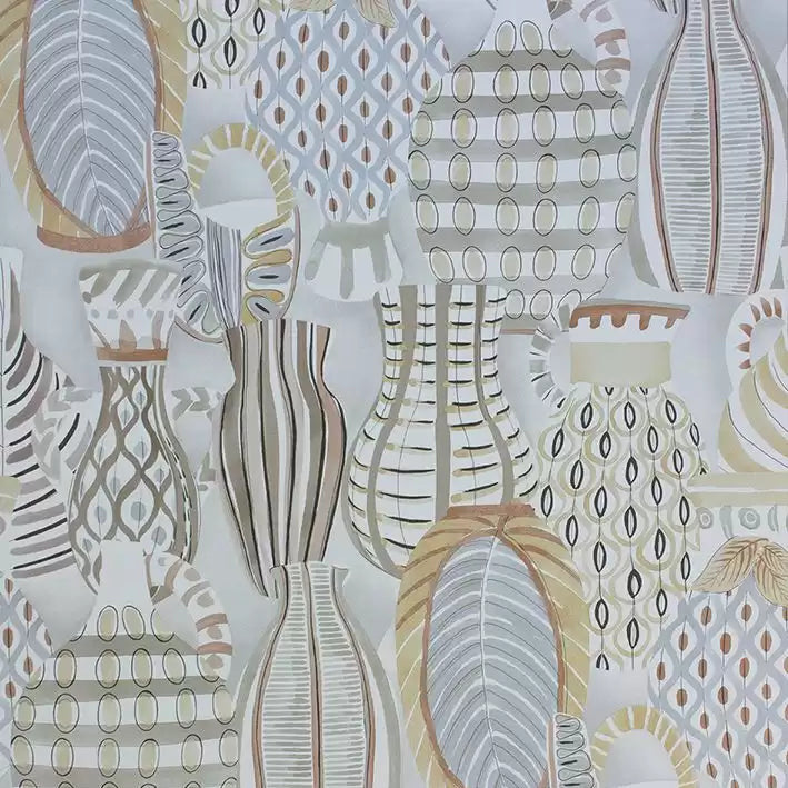 DWCY-900461 Collioure 02 Brown designer-wallcoverings-los-angeles