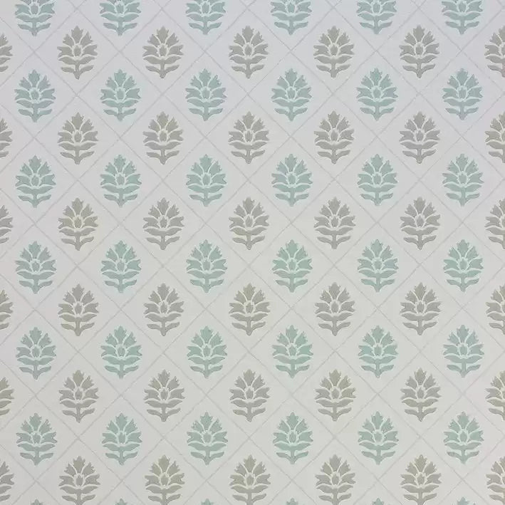 DWCY-900461 Camille 03 Blue designer-wallcoverings-los-angeles