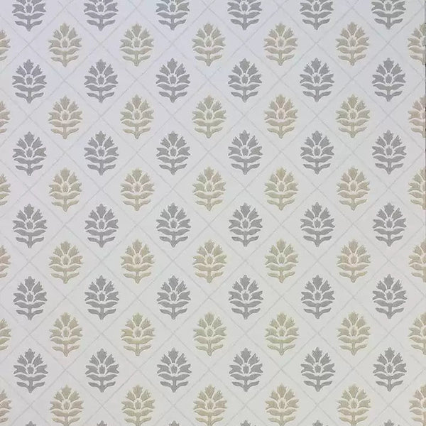 Camille 04 - Brown Wallcovering | Nina Campbell