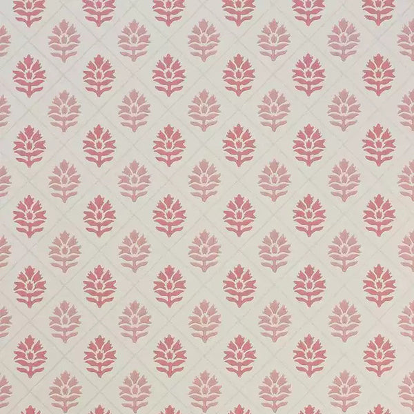 Camille 05 - Pink Wallcovering | Nina Campbell
