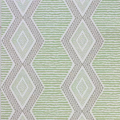 Belle Ile Stripe 03 - Celadon Green Wallcovering | Nina Campbell