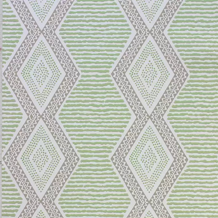 DWCY-900461 Belle Ile Stripe 03 Celadon Green designer-wallcoverings-los-angeles