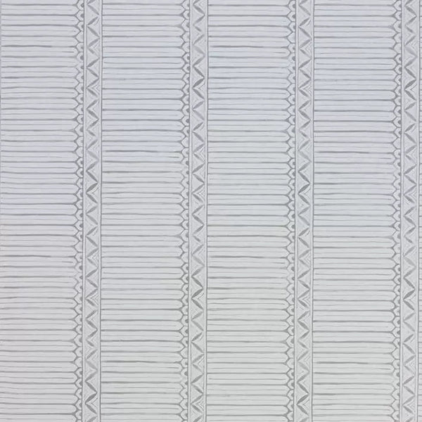 Dormiers Stripe 02 - Grey Wallcovering | Nina Campbell