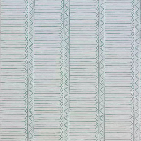 Dormiers Stripe 03 - Blue Wallcovering | Nina Campbell