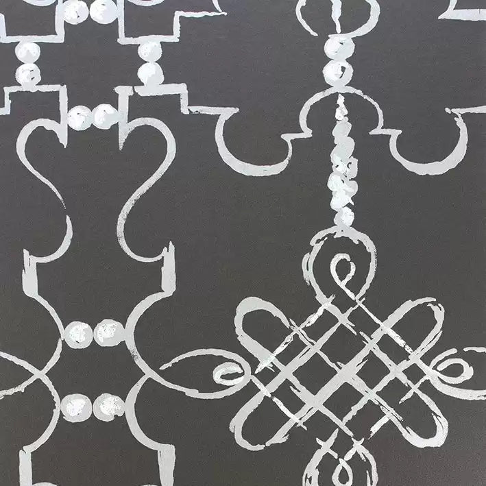 DWCY-900461 Portavo Damask 01 Brown designer-wallcoverings-los-angeles
