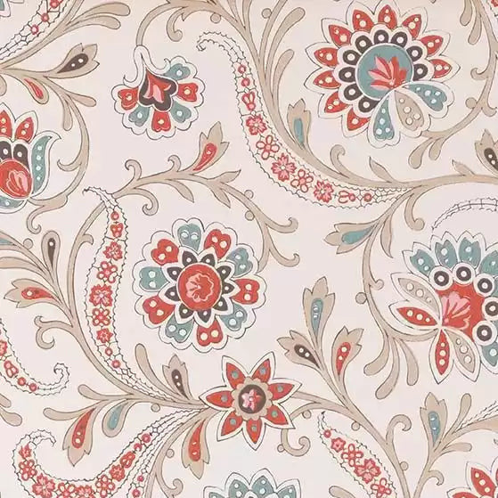 Baville 01 - Neutral Wallcovering | Nina Campbell
