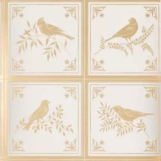 Fortoiseau 01 - Gold Wallcovering | Nina Campbell