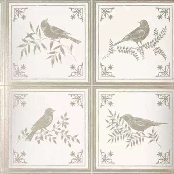 DWCY-900461 Fortoiseau 02 Brown designer-wallcoverings-los-angeles