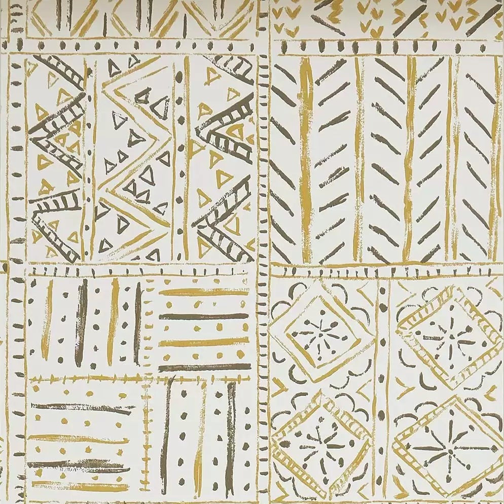 DWCY-900461 Cloisters 01 Brown designer-wallcoverings-los-angeles