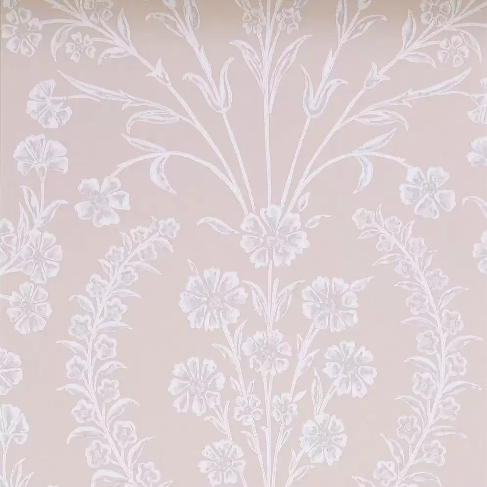 DWCY-900461 Chelwood Floral Damask 02 Pink designer-wallcoverings-los-angeles