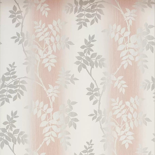 Posingford Leaves 01 - Blush Pink Wallcovering | Nina Campbell