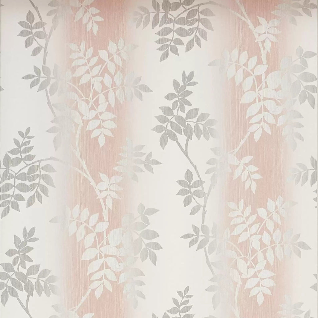 DWCY-900461 Posingford Leaves 01 Blush Pink designer-wallcoverings-los-angeles