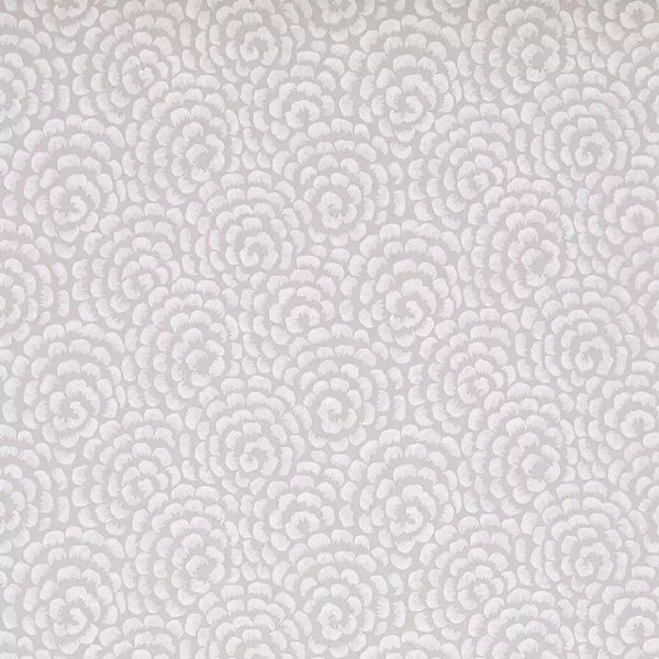 Kingsley Fans 05 - Grey Wallcovering | Nina Campbell