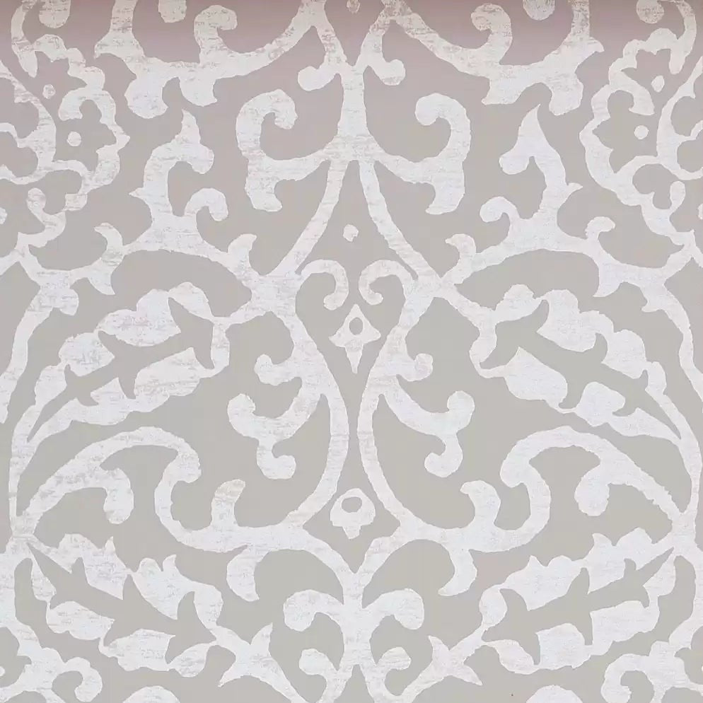 DWCY-900461 Brideshead Scroll Damask 01 Grey designer-wallcoverings-los-angeles
