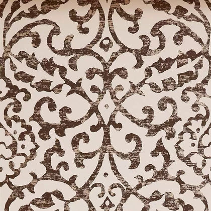 Brideshead Scroll Damask 04 - Ecru Wallcovering | Nina Campbell