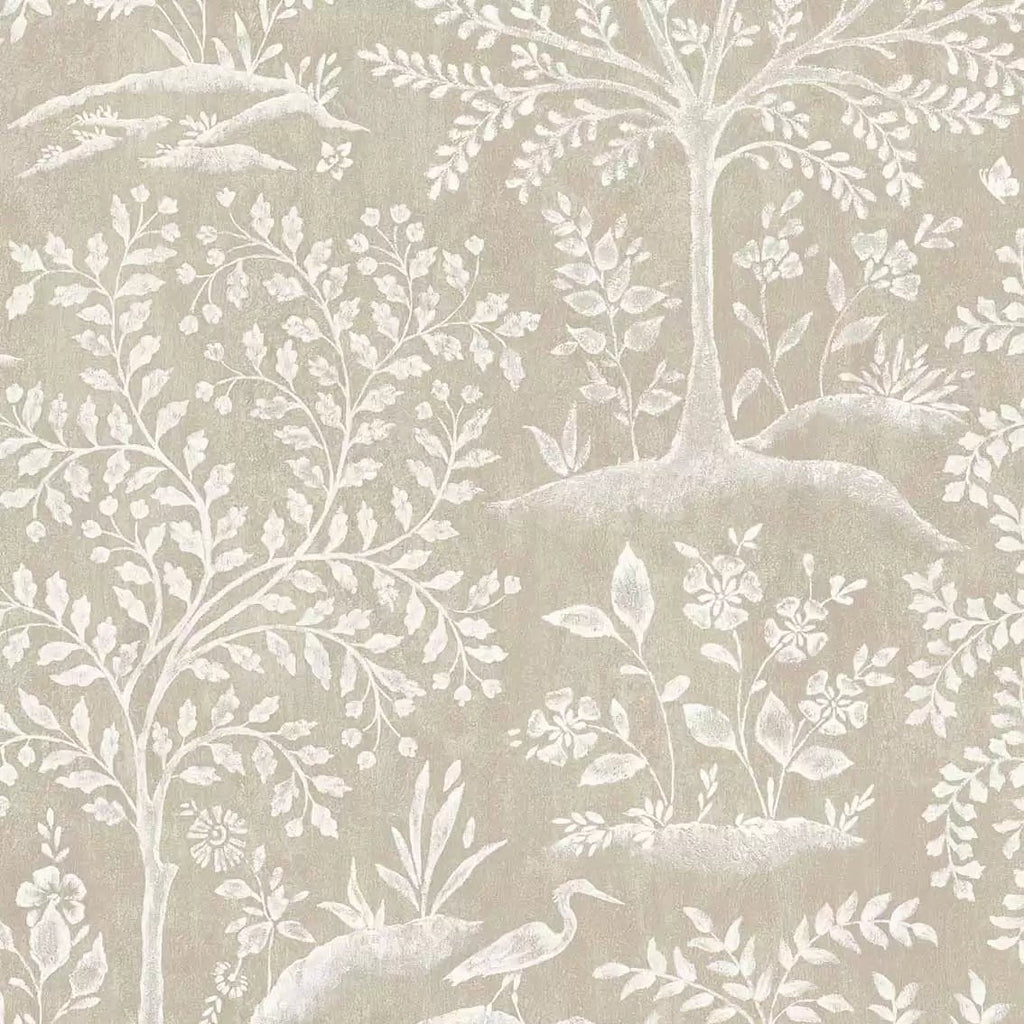 DWCY-900461 Foret 02 Brown designer-wallcoverings-los-angeles