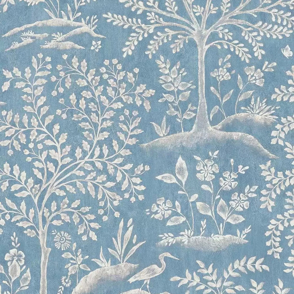 DWCY-900461 Foret 03 Blue designer-wallcoverings-los-angeles