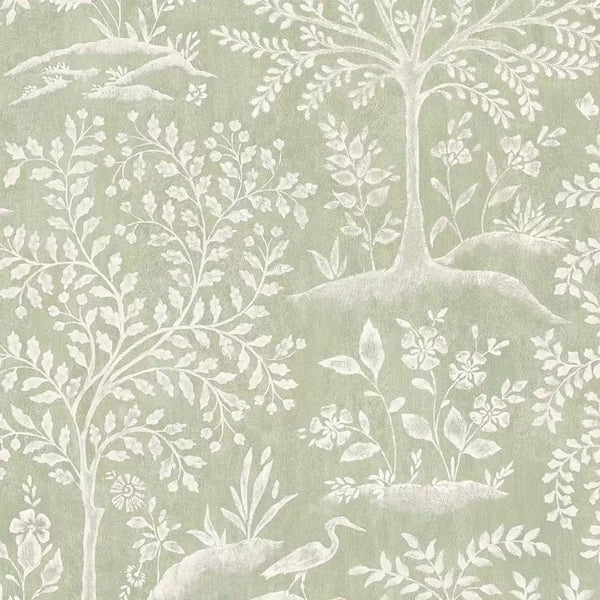 Foret 04 - Green Wallcovering | Nina Campbell