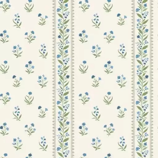 DWCY-900461 Petit Dapuri Stripe 03 Blue designer-wallcoverings-los-angeles