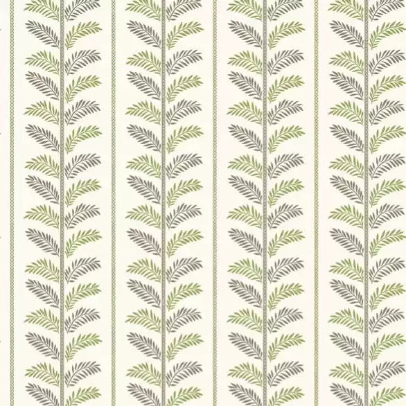 Plumier Stripe 03 - Brown Wallcovering | Nina Campbell