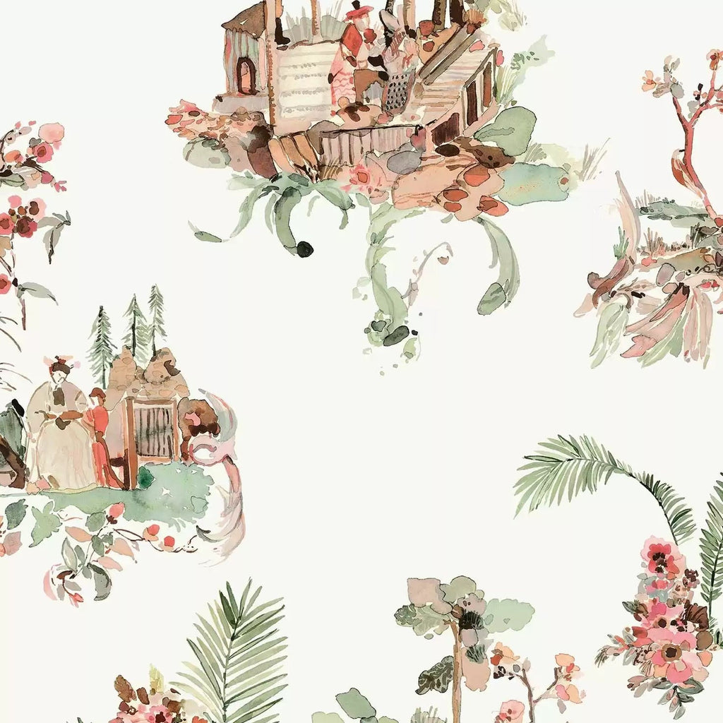 DWCY-900461 Toile Chinoise 02 Brown designer-wallcoverings-los-angeles