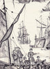 Les Pecheurs Toile, Noir