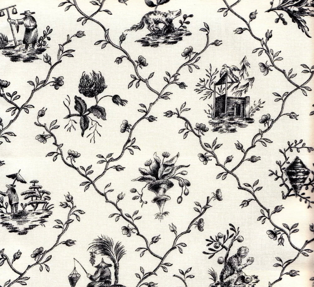 Pillement Toile, Noir
