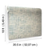 Nolan Blue Peel and Stick Wallcovering | Jeffrey Stevens - Image 3