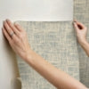 Nolan Blue Peel and Stick Wallcovering | Jeffrey Stevens - Image 8