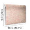 Nolan Pink Peel and Stick Wallcovering | Jeffrey Stevens - Image 3
