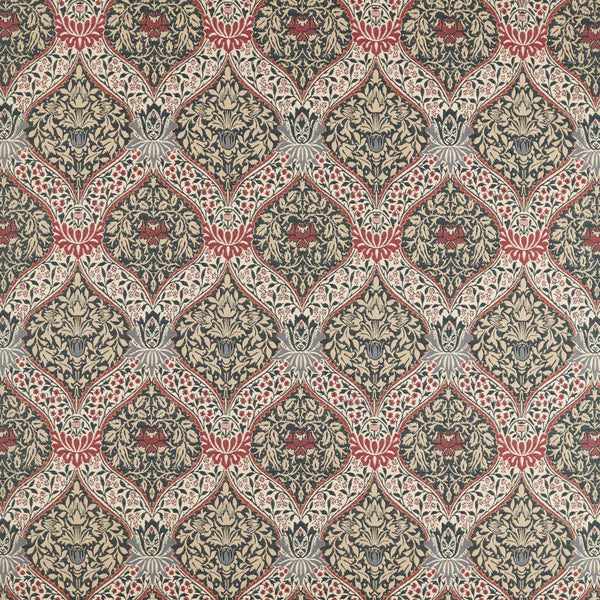 Norbury Weave Slate/Plum | Morris & Co.